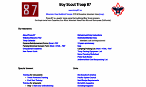 Troop87.us thumbnail