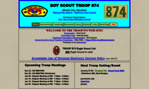 Troop874.com thumbnail