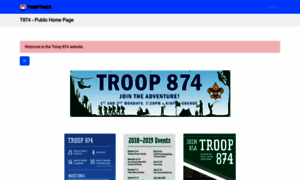 Troop874.trooptrack.com thumbnail