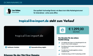 Tropical-live-import.de thumbnail