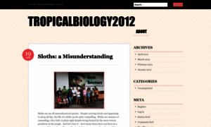 Tropicalbiology2012.wordpress.com thumbnail