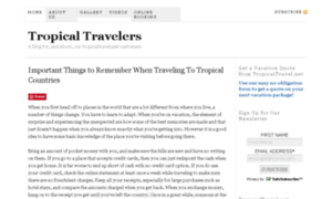 Tropicaltravelersblog.com thumbnail