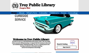 Troycitylibrary.org thumbnail