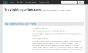 Troylightingonline.com.ourssite.com thumbnail