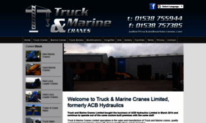 Truckandmarinecranes.co.uk thumbnail