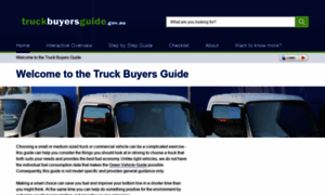 Truckbuyersguide.gov.au thumbnail