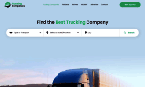 Truckingcompanies.ca thumbnail