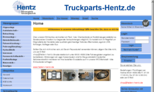 Truckparts-hentz.de thumbnail