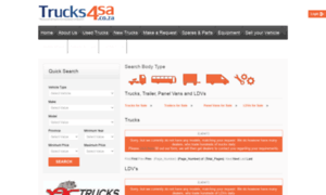 Trucks4sa.co.za thumbnail