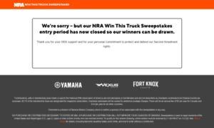 Trucksweepstakes.nra.org thumbnail