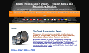 Trucktransmissiondepot.com thumbnail