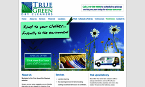 Truegreendrycleaners.com thumbnail