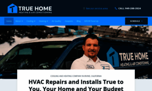 Truehomehvac.com thumbnail