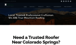 Truemountainroofing.com thumbnail