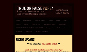 Trueorfalsepope.com thumbnail