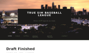 Truesimbaseball.com thumbnail