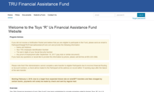 Trufinancialassistancefund.com thumbnail