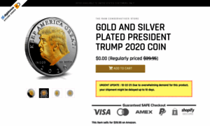 Trump-golden-coin.com thumbnail