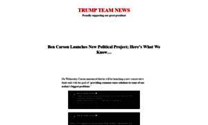 Trumpteamnews.com thumbnail