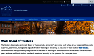 Trustees.wwu.edu thumbnail