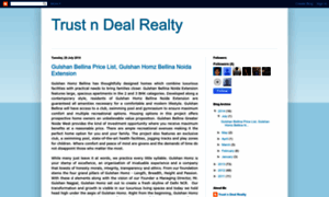Trustndealrealty.blogspot.in thumbnail
