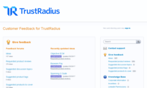 Trustradius.uservoice.com thumbnail