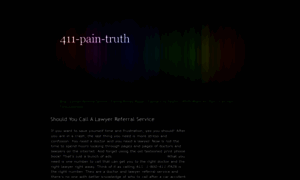 Truth-411-pain.webs.com thumbnail