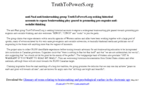 Truthtopowers.org thumbnail