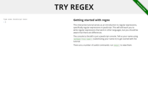 Tryregex.com thumbnail