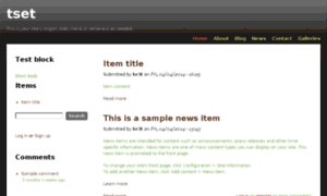 Tset.drupalgardens.com thumbnail