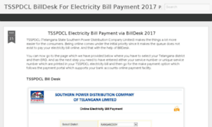 Tsspdclbilldesk.in thumbnail