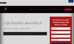 Ttjckarate-maryville.perfectmind.com thumbnail