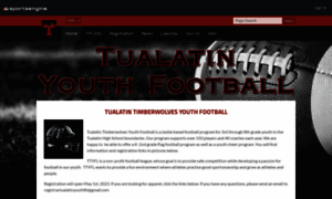 Tualatinyouthfootball.org thumbnail