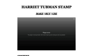 Tubmanstamp.com thumbnail