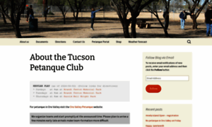 Tucsonpetanqueclub.wordpress.com thumbnail