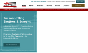 Tucsonrollingshutters.com thumbnail