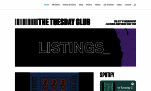 Tuesday-club.co.uk thumbnail