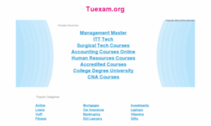 Tuexam.org thumbnail