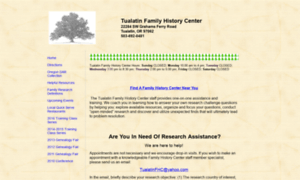 Tufamilyhistorycenter.yolasite.com thumbnail