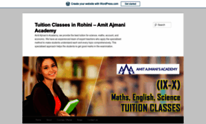Tuitionclassesinrohini.wordpress.com thumbnail