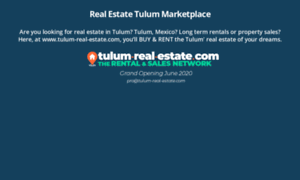 Tulum-real-estate.com thumbnail