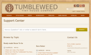 Tumbleweedhouses.desk.com thumbnail