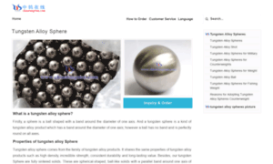 Tungsten-alloy-spheres.com thumbnail