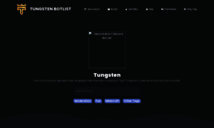 Tungsten-botlist.glitch.me thumbnail