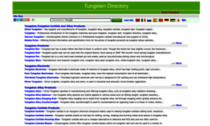 Tungsten-directory.com thumbnail