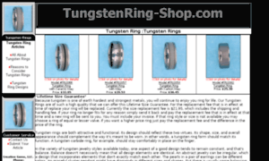 Tungstenring-shop.com thumbnail