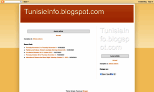 Tunisieinfo.blogspot.com thumbnail