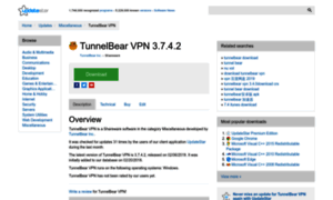 Tunnelbear-vpn.updatestar.com thumbnail
