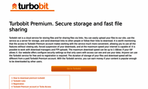 Turbobit-premium.com thumbnail