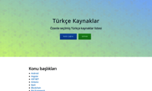 Turkcekaynaklar.com thumbnail